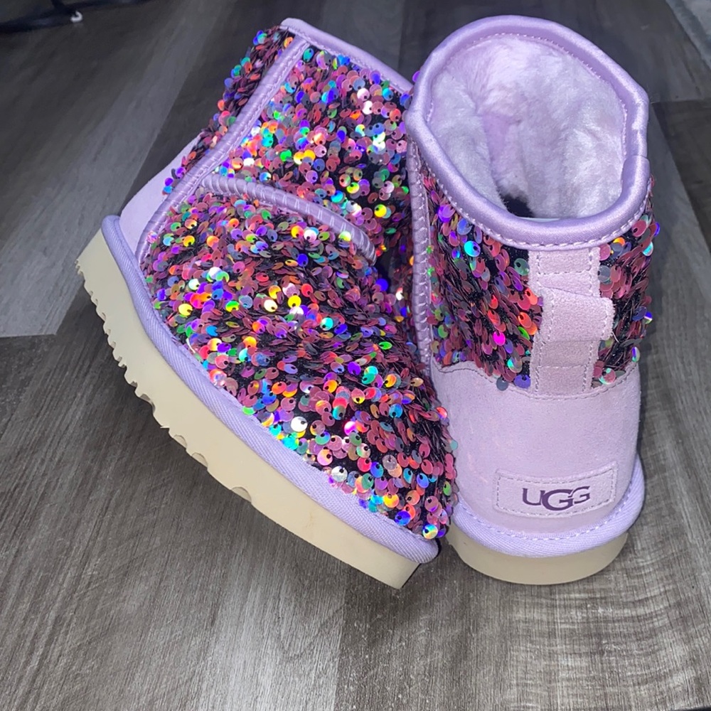 sequin uggs